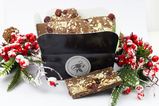 Chunky Cranberry Orange and Almond Chocolate Pieces