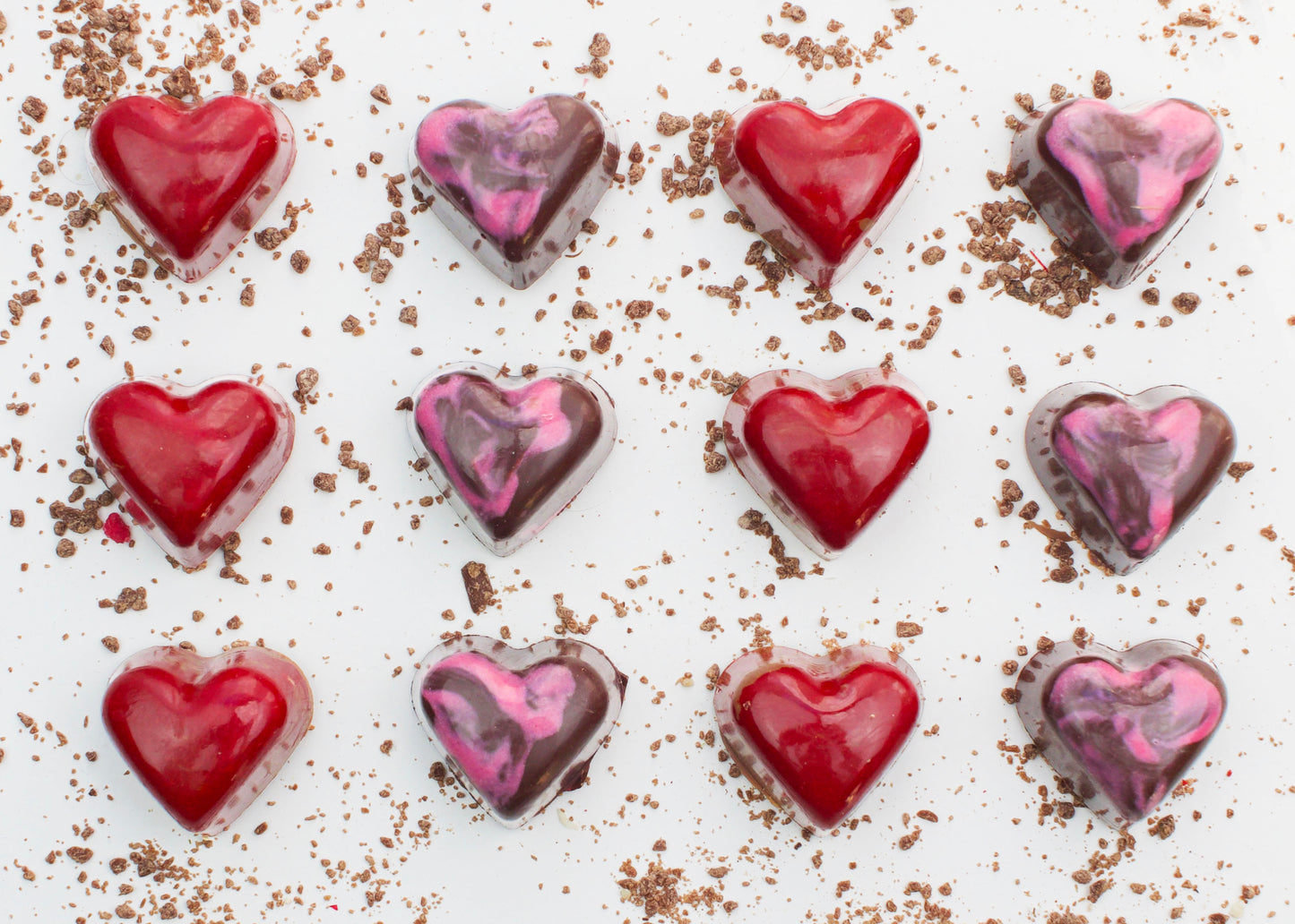 Sugar Free Chocolate Hearts