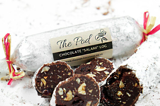 chocolate salami log