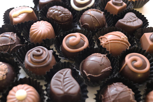 The Pod Chocolates - Sugar free chocolate truffles selection.