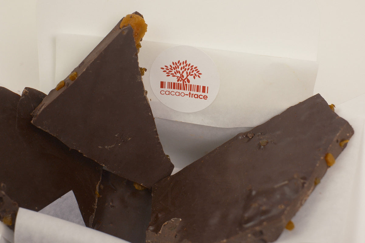 Chunky Orange and Apricot Chocolate Pieces