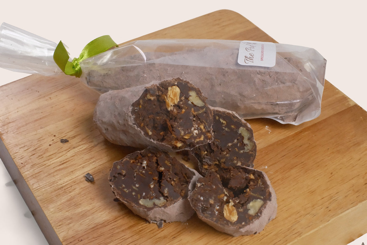 Chocolate Speculoos Log