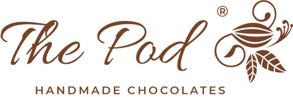 The Pod Chocolates logo sugar free chocolate specialists