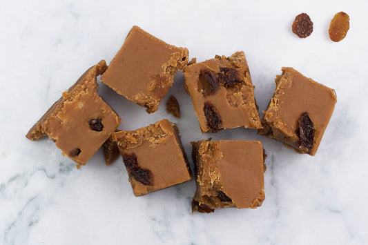 Rum and Raisin Fudge