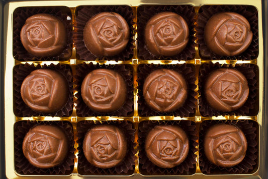 Milk Chocolate Praline Roses