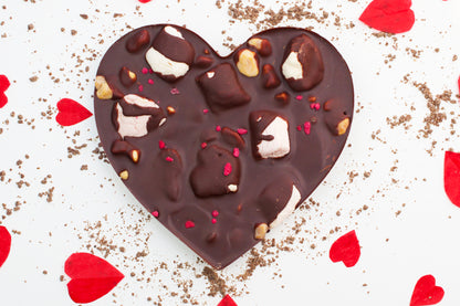 Vegan Mallow and Honeycomb Valentines Heart