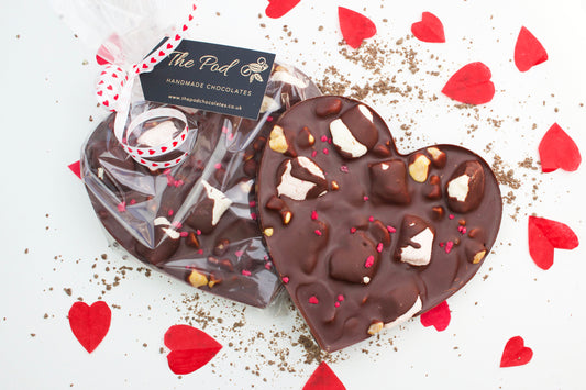 Vegan Mallow and Honeycomb Valentines Heart