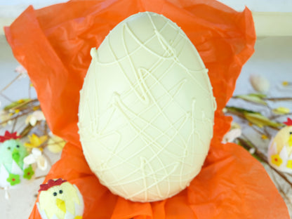 White Chocolate Hand Made Easter Egg